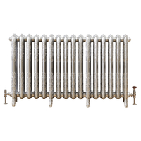 Gusseisen-Heizkörper (2-Säulig) Horizontal 768mm x 1299mm - Silber - Charlotte