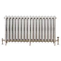 Gusseisen-Heizkörper (2-Säulig) Horizontal 768mm x 1378mm - Silber - Charlotte