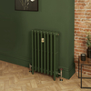 Gusseisen-Heizkörper (4-lagig) - Höhe 760mm,  Breite auswählbar - Duck Green W55 von Farrow & Ball - Mercury
