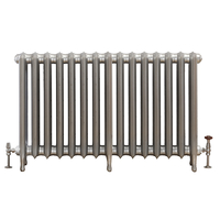 Gusseisenheizkörper (2 Säulen) 760mm x 1220mm - Silber - Erté