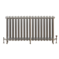 Gusseisenheizkörper (2 Säulen) 760mm x 1378mm - Silber - Erté