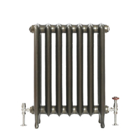 Gusseisenheizkörper (2 Säulen) 760mm x 588mm - Klassisches Messing - Erté