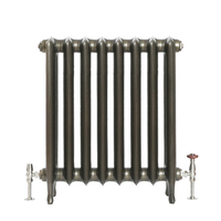 Gusseisenheizkörper (2 Säulen) 760mm x 667mm - Klassisches Messing - Erté