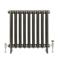 Gusseisenheizkörper (2 Säulen) 760mm x 746mm - Klassisches Messing - Erté