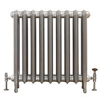 Gusseisenheizkörper (2 Säulen) 760mm x 746mm - Silber - Erté