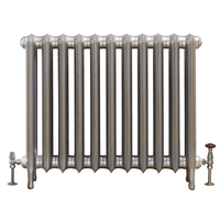Gusseisenheizkörper (2 Säulen) 760mm x 904mm - Silber - Erté