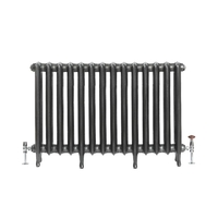 Gusseisenheizkörper 760mm x 1141mm dunkles Zinn - Erté