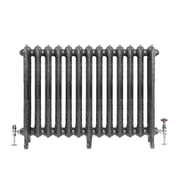 Gusseisenheizkörper 768mm x 1062mm dunkles Zinn - Charlotte