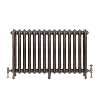 Gusseisenheizkörper 768mm x 1220mm Antikes Kupfer - Charlotte