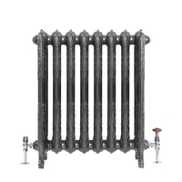 Gusseisenheizkörper 768mm x 667mm dunkles Zinn - Charlotte