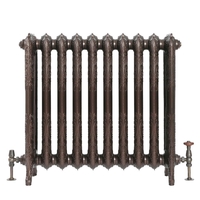 Gusseisenheizkörper 768mm x 825mm Antikes Kupfer - Charlotte