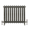 Gusseisenheizkörper 768mm x 904mm Antikes Messing - Charlotte