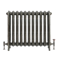 Gusseisenheizkörper 768mm x 904mm Antikes Messing - Charlotte