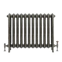 Gusseisenheizkörper 768mm x 983mm Antikes Messing - Charlotte