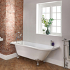 Halb Freistehende Badewanne,  Links- oder Rechtsbündig,  1685mm x 750mm – Füße wählbar – Oxford Hudson Reed