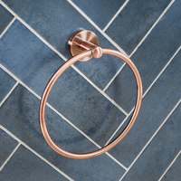 Handtuchhalter Ring,  rund,  in Kupfer - Eris Hudson Reed