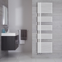 Handtuchheizkörper 1025W 1700x500mm Mineral Weiß Iseo Seitlich offen,  von Hudson Reed