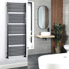 Handtuchheizkörper,  1180mm x 600mm,  958W – Schwarz - Terma Pola