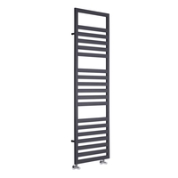 Handtuchheizkörper 814W 1600x500mm Ponza Seiten- & Mittelanschluss Anthrazit,  von Hudson Reed
