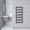 Handtuchheizkörper Anthrazit 1190mm x 500mm 531W - Gradus,  von Hudson Reed