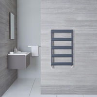 Handtuchheizkörper Anthrazit 790mm x 500mm 379W - Gradus,  von Hudson Reed