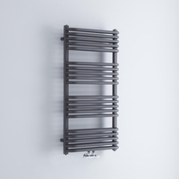 Handtuchheizkörper Arch 100x50cm 986W Vertikal Mittelanschluss Anthrazit,  von Hudson Reed