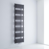 Handtuchheizkörper Arch 1743W Mittelanschluss Vertikal Anthrazit 1800 x500mm,  von Hudson Reed