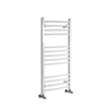 Handtuchheizkörper Gebogen Weiß 1000 x 500mm 486W – Ive,  von Hudson Reed