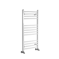 Handtuchheizkörper Gebogen Weiß 1000 x 500mm 486W – Ive,  von Hudson Reed