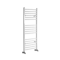 Handtuchheizkörper Gebogen Weiß 1200 x 500mm 594W – Ive,  von Hudson Reed