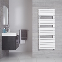 Handtuchheizkörper Mineral Weiß 896W 1360mm x 550mm - Seina