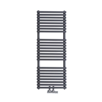 Handtuchheizkörper Mittelanschluss Vertikal Anthrazit 333W 1065 x 400mm,  von Hudson Reed