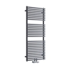 Handtuchheizkörper Mittelanschluss Vertikal Anthrazit 362W 1200 x 500mm,  von Hudson Reed