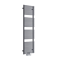 Handtuchheizkörper Mittelanschluss Vertikal Anthrazit 408W 1500 x 400mm,  von Hudson Reed