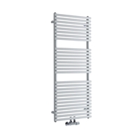 Handtuchheizkörper Mittelanschluss Vertikal Weiß 362 Watt 1200 x 500mm,  von Hudson Reed