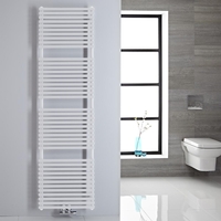 Handtuchheizkörper Mittelanschluss Vertikal Weiß 456 Watt 1800 x 500mm,  von Hudson Reed