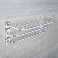Handtuchstange 3 Stufen mit Ablage Chrom,  von Hudson Reed