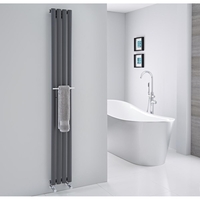 Handtuchstange für Vertikale 230mm Revive und Delta Design Heizkörper,  von Hudson Reed