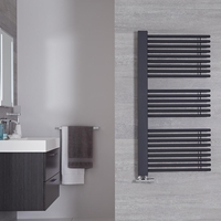 Handtuchwärmer 119x60cm Seitlich offen Anthrazit 667W Bosa,  von Hudson Reed