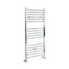 Handtuchwärmer Flach 120x60cm 452W Chrom Standardanschluss seitlich Warmwasser – Kent,  von Hudson Reed