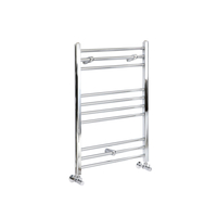 Handtuchwärmer Flach 800x600mm 287W Chrom Standardanschluss seitlich Warmwasser – Kent,  von Hudson Reed