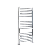 Handtuchwärmer Gebogen 1200x500mm 393W Chrom Standardanschluss seitlich Warmwasser – Kent,  von Hudson Reed