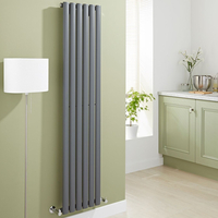 Heizkörper 160x35cm 841W einlagig vertikal anthrazit - Revive,  von Hudson Reed