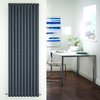 Heizkörper 2335W 178x59cm Vertikal Doppellagig Stahl Anthrazit - Revive Design Heizkörper von Hudson Reed