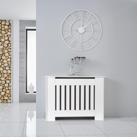 Heizkörperverkleidung Holz Horizontal Weiß 815mm x 1120mm - Sutton