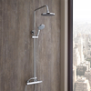 Höhenverstellbare Duschsäule mit Thermostat & Umsteller Chrom - Select,  von Hudson Reed