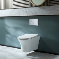 Hänge-WC inkl. Sitz mit Absenkautomatik – Weiß - Wandmontage - Modern - Marbury