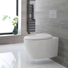 Hänge WC Oval Sitz mit Absenkautomatik - Kenton,  von Hudson Reed
