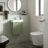 Hänge-WC Spülrandlos inkl. Sitz mit Absenkautomatik,  rund - Hudson Reed
