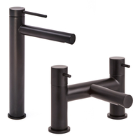 Hohe 1-Loch Waschtischarmatur & Badewannenarmatur Schwarz - Otto